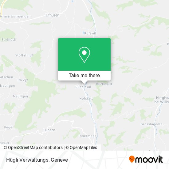 Hügli Verwaltungs map