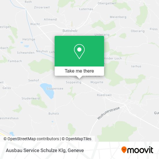 Ausbau Service Schulze Klg map