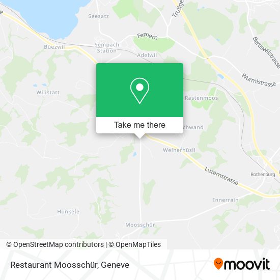 Restaurant Moosschür map