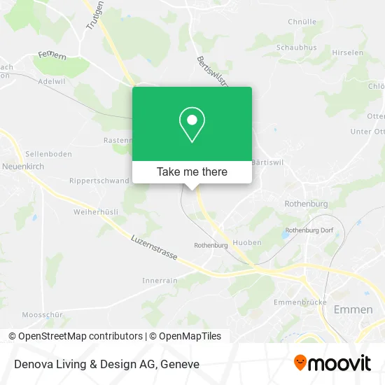 Denova Living & Design AG map