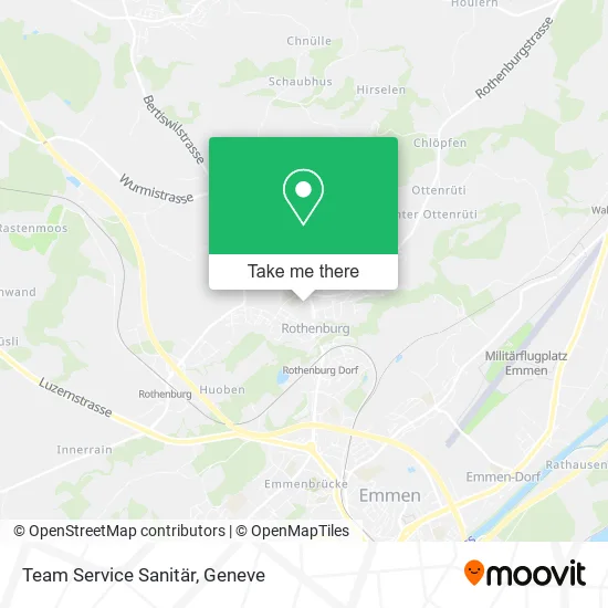 Team Service Sanitär map