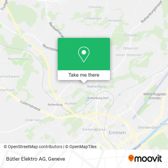 Bütler Elektro AG map