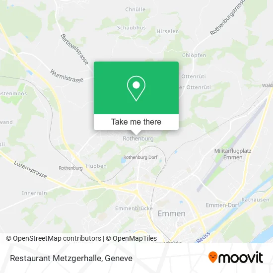 Restaurant Metzgerhalle map