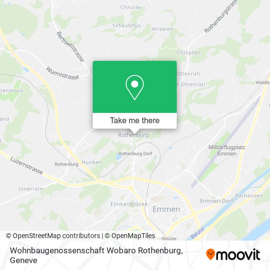 Wohnbaugenossenschaft Wobaro Rothenburg map