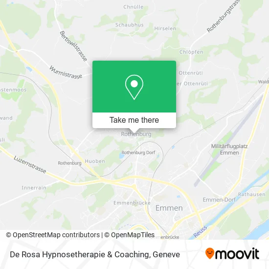 De Rosa Hypnosetherapie & Coaching map
