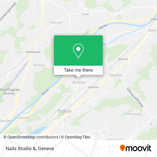 Nails Studio & map