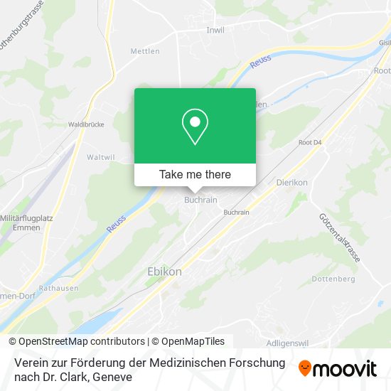 Verein zur Förderung der Medizinischen Forschung nach Dr. Clark map