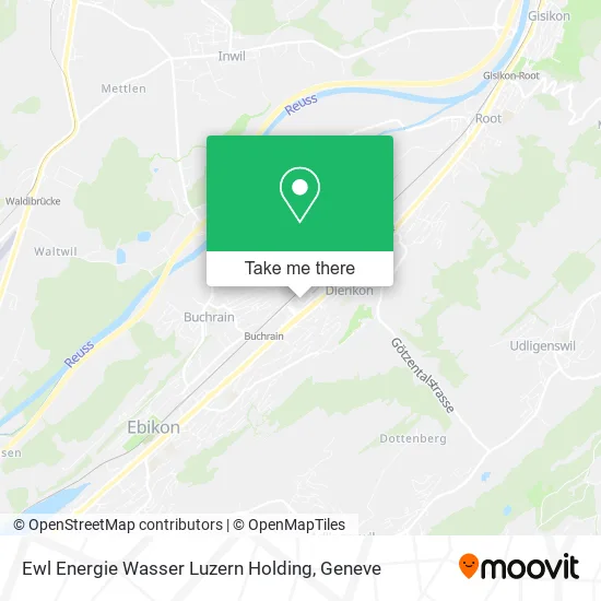 Ewl Energie Wasser Luzern Holding map