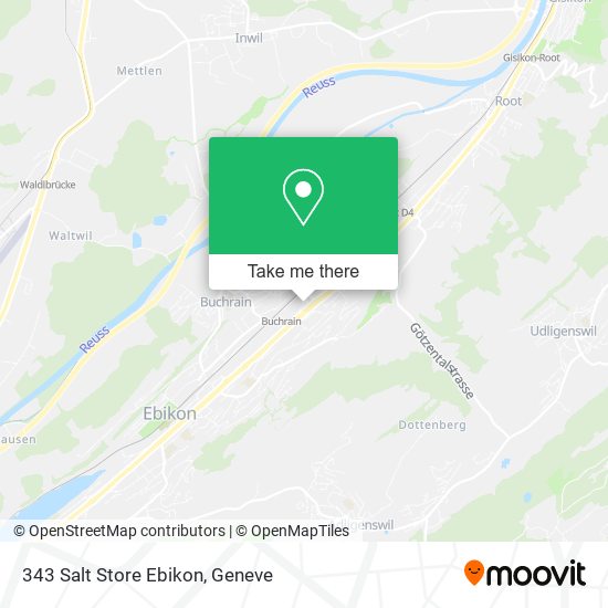 343 Salt Store Ebikon map