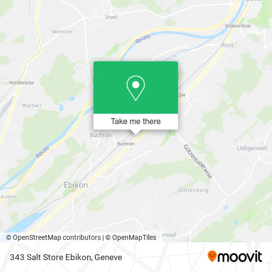 343 Salt Store Ebikon map