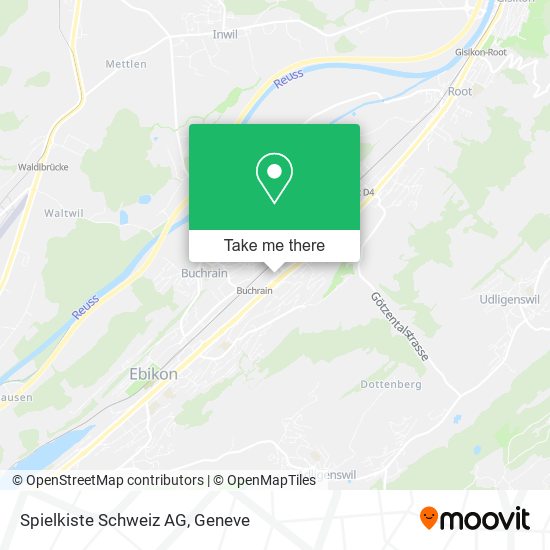 Spielkiste Schweiz AG map
