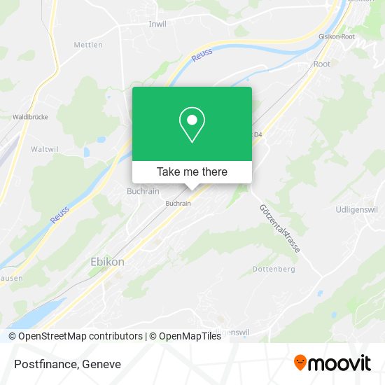 Postfinance map