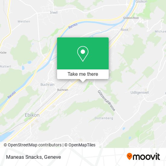 Maneas Snacks map