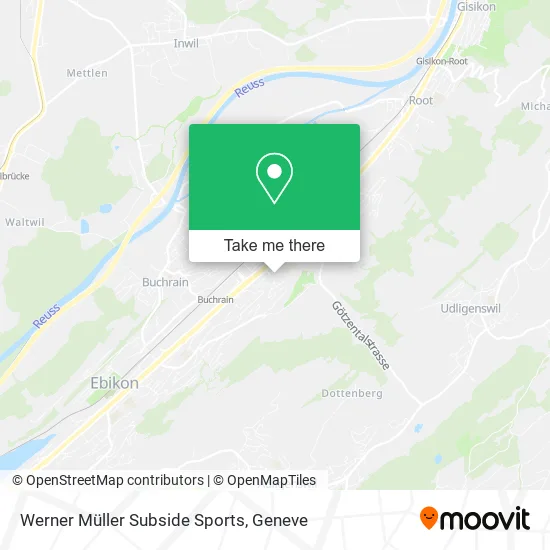 Werner Müller Subside Sports map