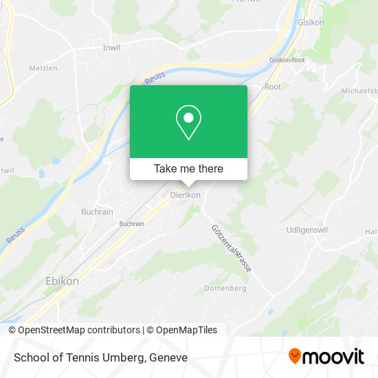 School of Tennis Umberg map