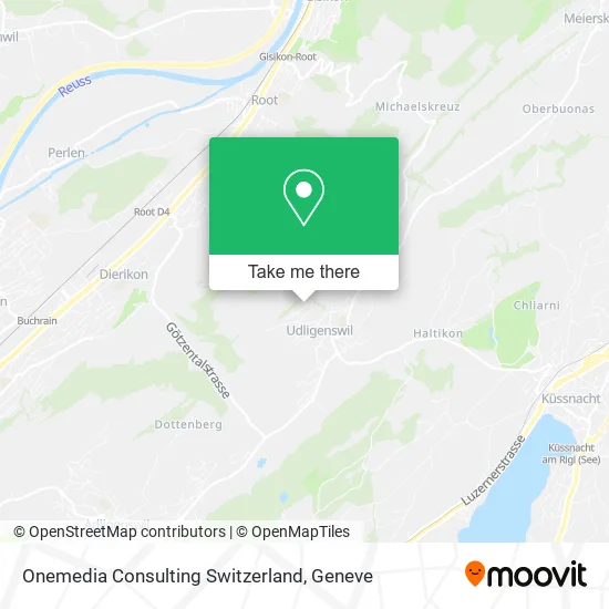 Onemedia Consulting Switzerland map