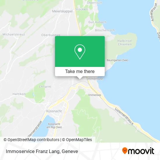 Immoservice Franz Lang map