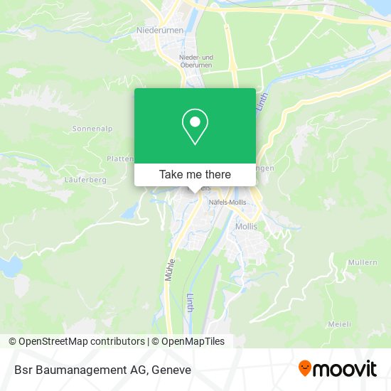 Bsr Baumanagement AG map