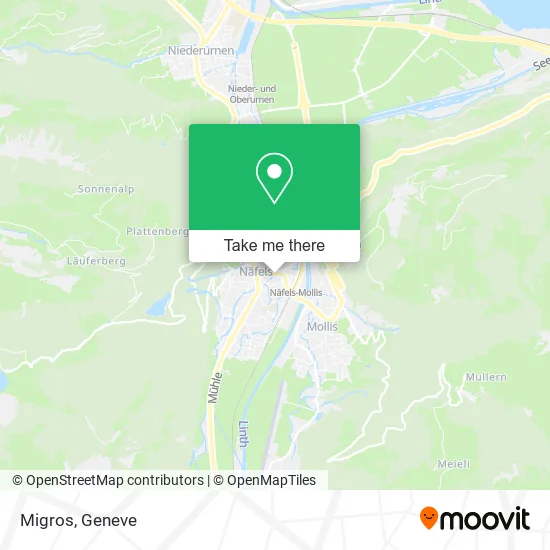 Migros map