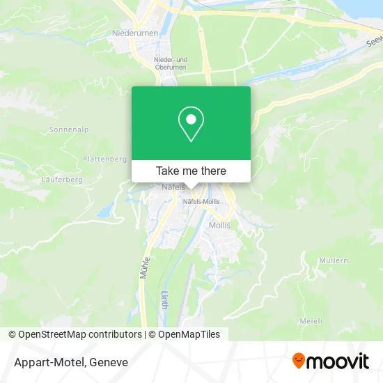 Appart-Motel map
