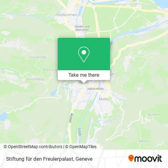 Stiftung für den Freulerpalast map