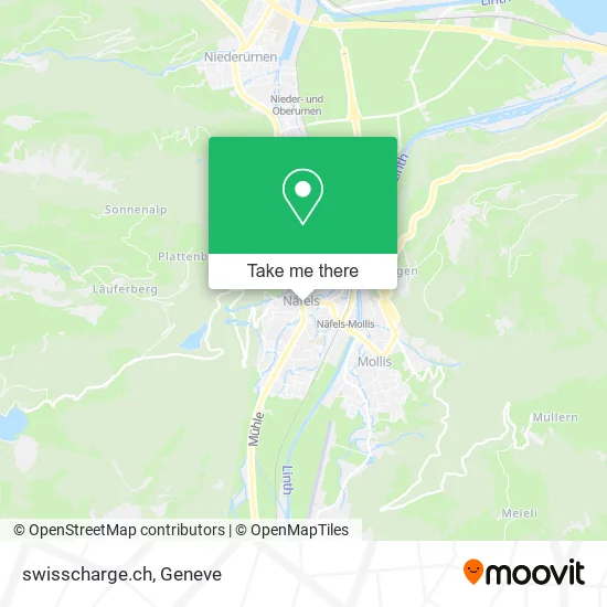 swisscharge.ch map