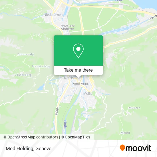 Med Holding map