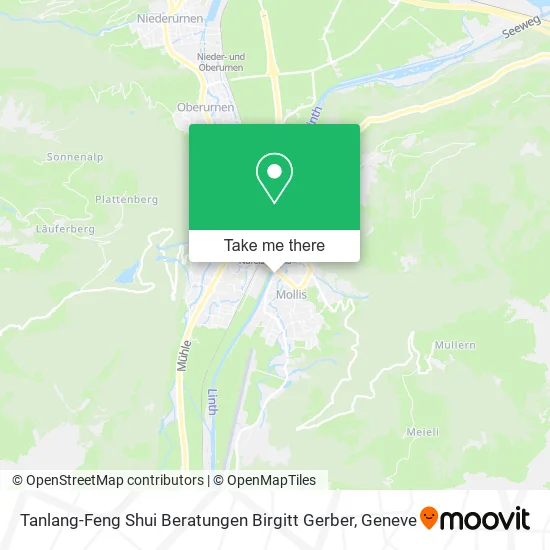 Tanlang-Feng Shui Beratungen Birgitt Gerber map