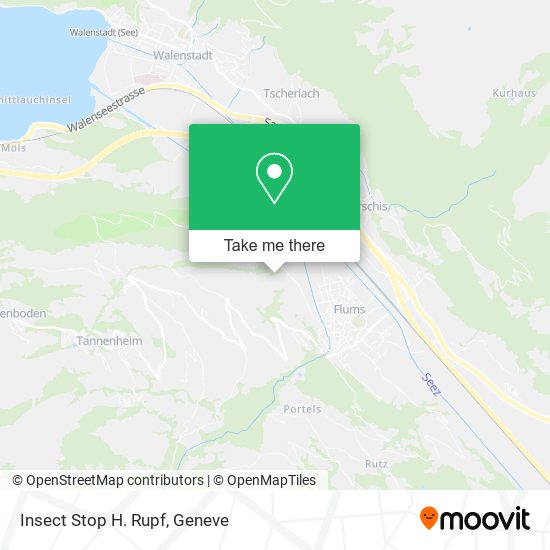 Insect Stop H. Rupf map