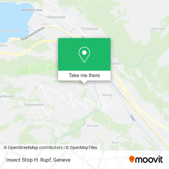 Insect Stop H. Rupf map