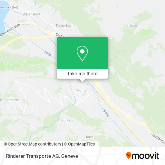 Rinderer Transporte AG map