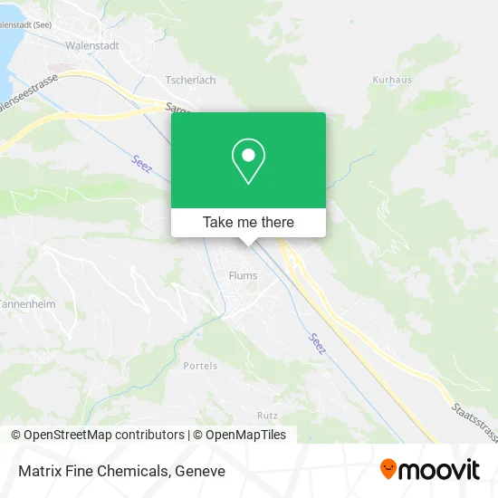 Matrix Fine Chemicals map