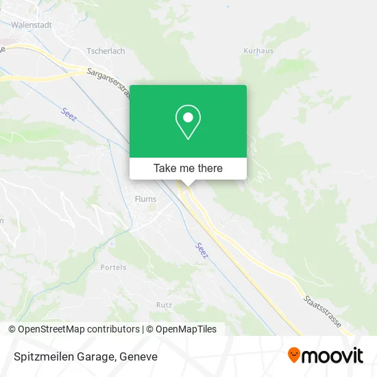 Spitzmeilen Garage map