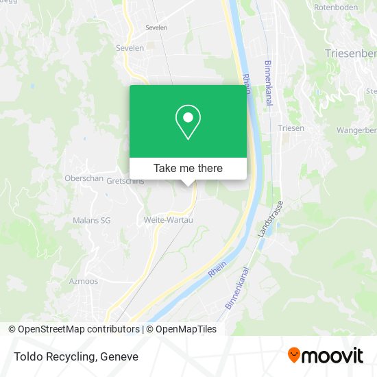 Toldo Recycling map