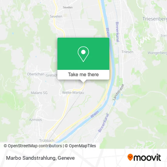Marbo Sandstrahlung map