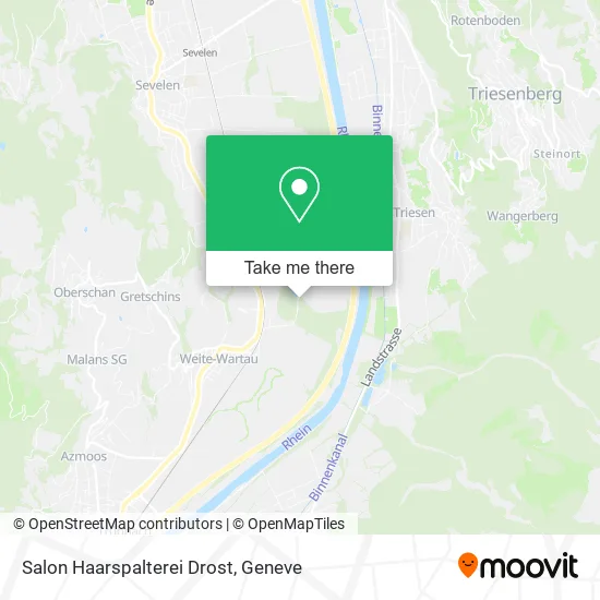 Salon Haarspalterei Drost map