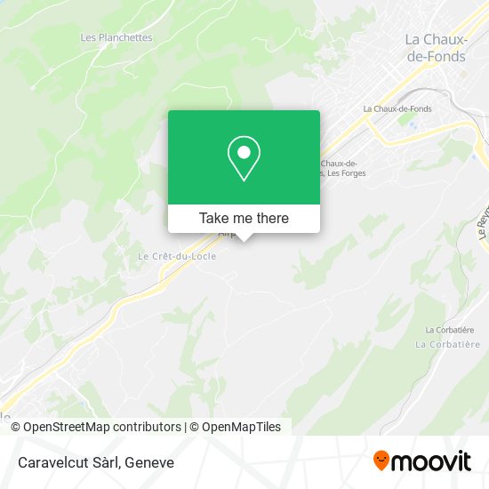Caravelcut Sàrl map