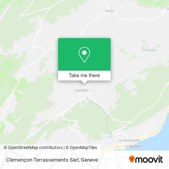 Clémençon Terrassements Sàrl map