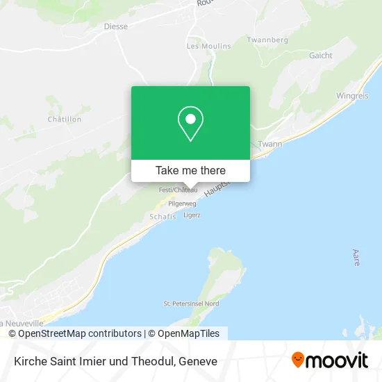 Kirche Saint Imier und Theodul map