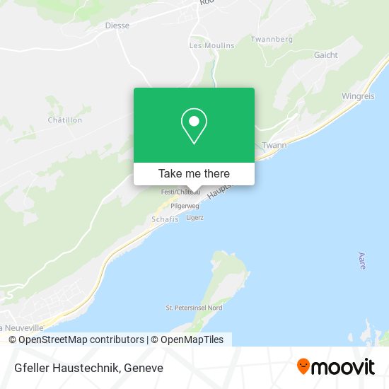 Gfeller Haustechnik map