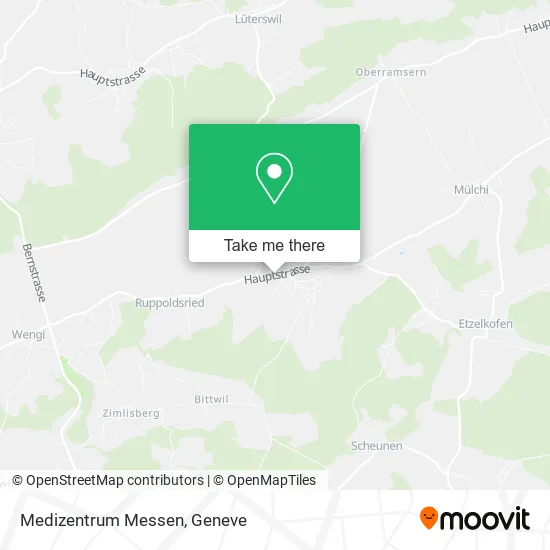 Medizentrum Messen map