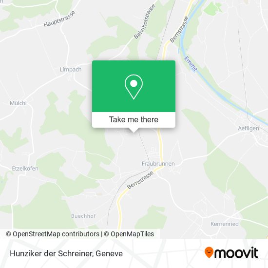 Hunziker der Schreiner map