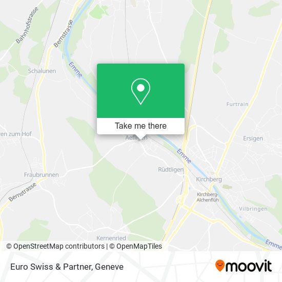Euro Swiss & Partner map