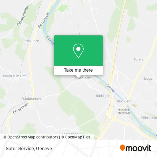 Suter Service map