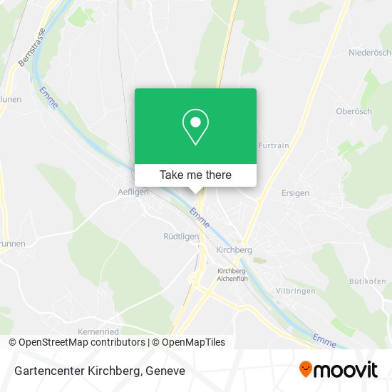 Gartencenter Kirchberg map