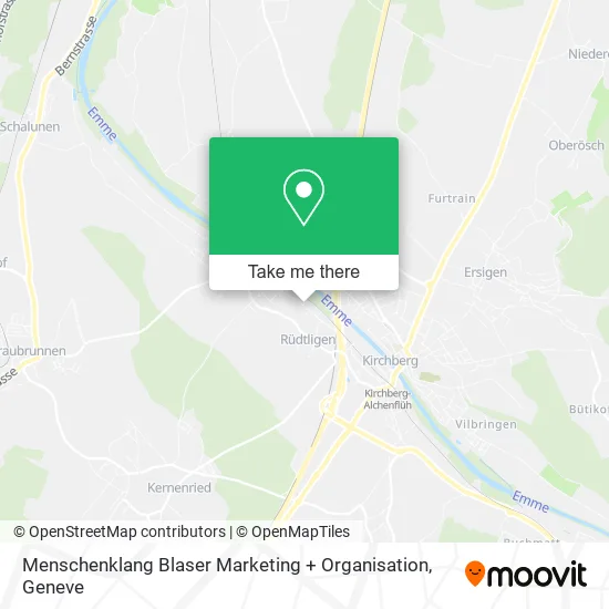 Menschenklang Blaser Marketing + Organisation map