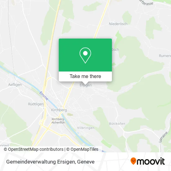 Gemeindeverwaltung Ersigen map