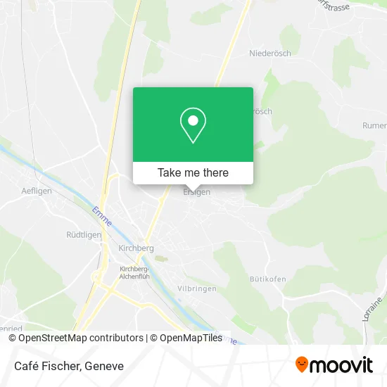 Café Fischer map