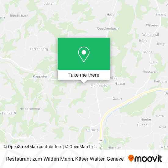 Restaurant zum Wilden Mann, Käser Walter map