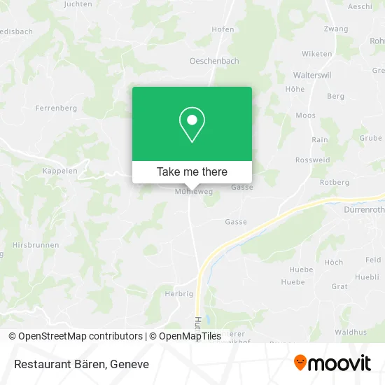 Restaurant Bären map
